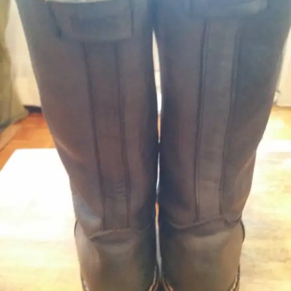 Women's Roots Tribal Roll over Leather Boots - Picture 3 of 5